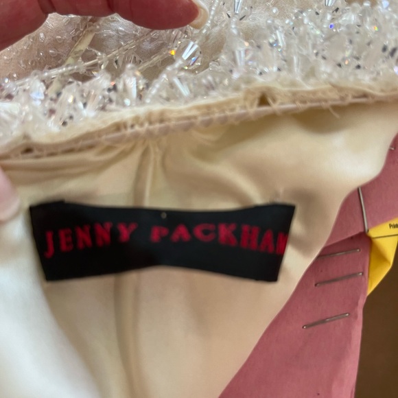Vintage Jenny Packman gown. Preowned . With stains. No size. Fits 4 - Picture 11 of 14